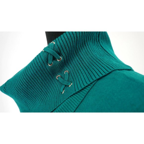 Faux-Wrap Cowl-Neck Sweater JM Collection - Size XS - Picture 3 of 5